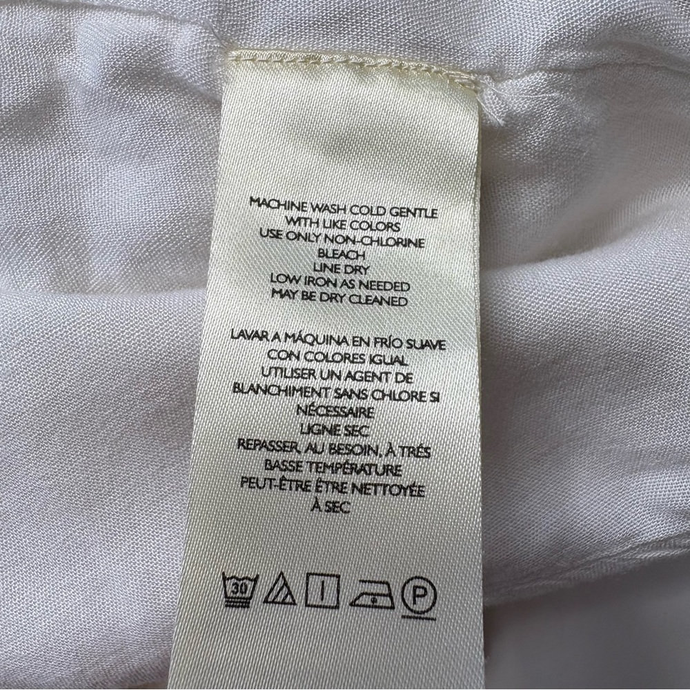 NWT Anthropologie Pilcro Sleeveless Square-Neck Linen Blend Midi Dress M - Picture 13 of 16